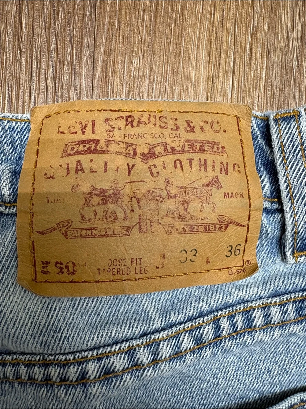Levi's Light Blue Straight Leg Men's Jeans